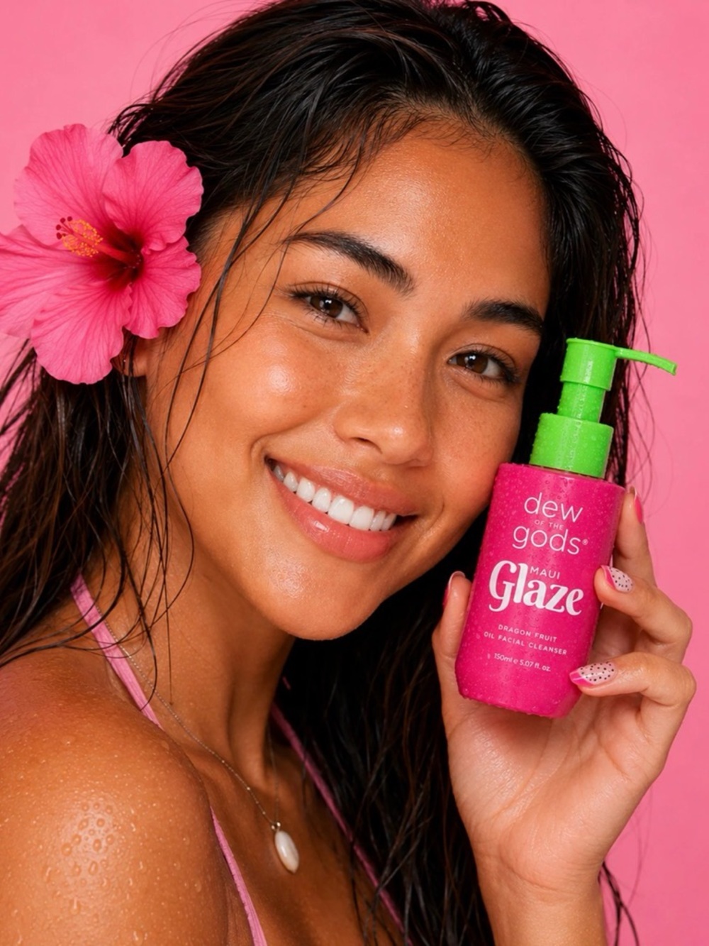 Dew of the Gods Glaze Dragon Fruit Oil Facial Cleanser - w/ hyaluronic acid